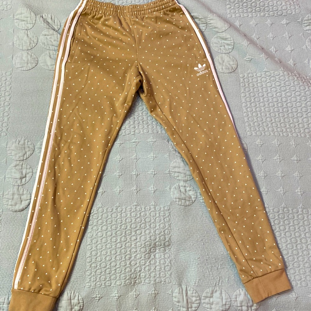 ADIDAS Pharrell Williams HU Hiking Tan Track Pants